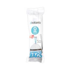 12 x Brabantia PerfectFit 30L poser hvid 20stk