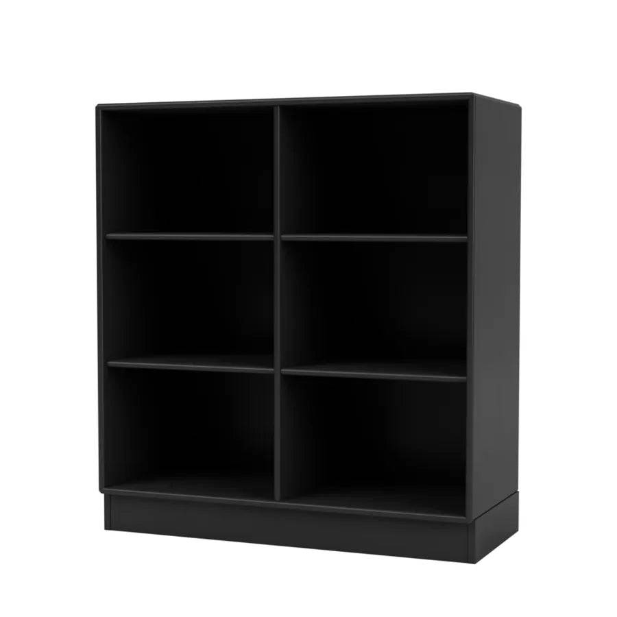 1113 reol inkl. sokkel fra Montana Black / Sokkel 7 cm - Jacobsen Plus