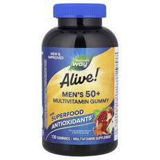 Nature'S Way, Alive!® Multivitamin Gummies for Men Over 50, Fruit, 130 Gummies