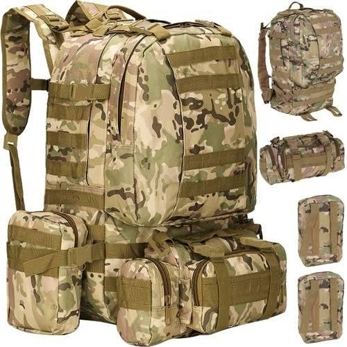 Vandtæt militærrygsæk 45L med MOLLE-system