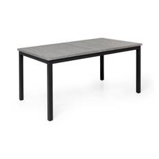 Matbord Monaco Förlängningsbart 152-210x90 cm - Svart / Grå utomhus Brun,Svart Comfort Garden