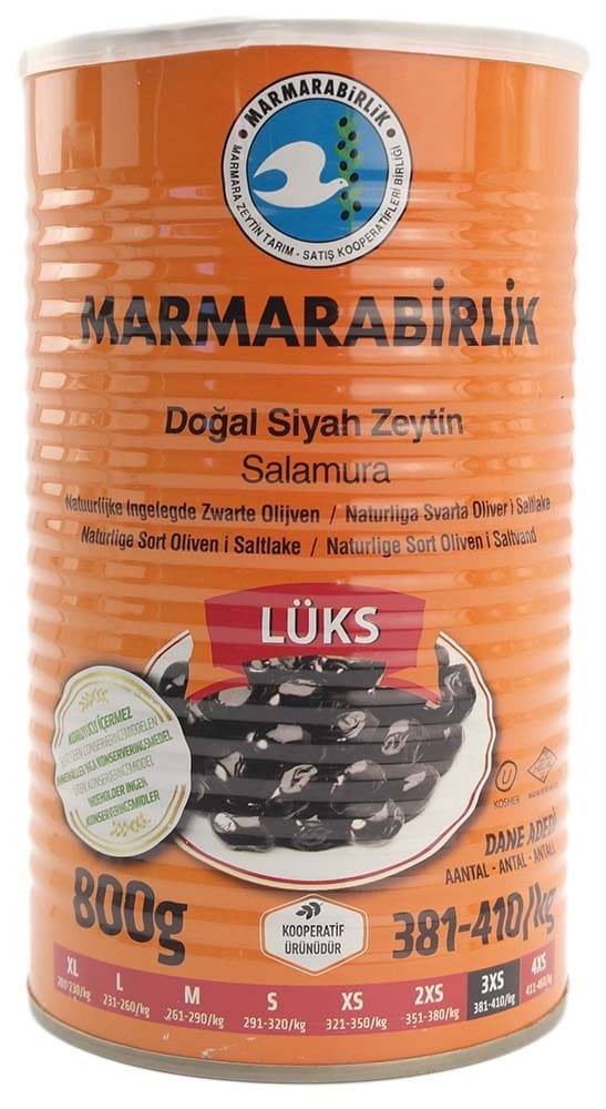Marmarabirlik Sort Oliven 3XS 800gr