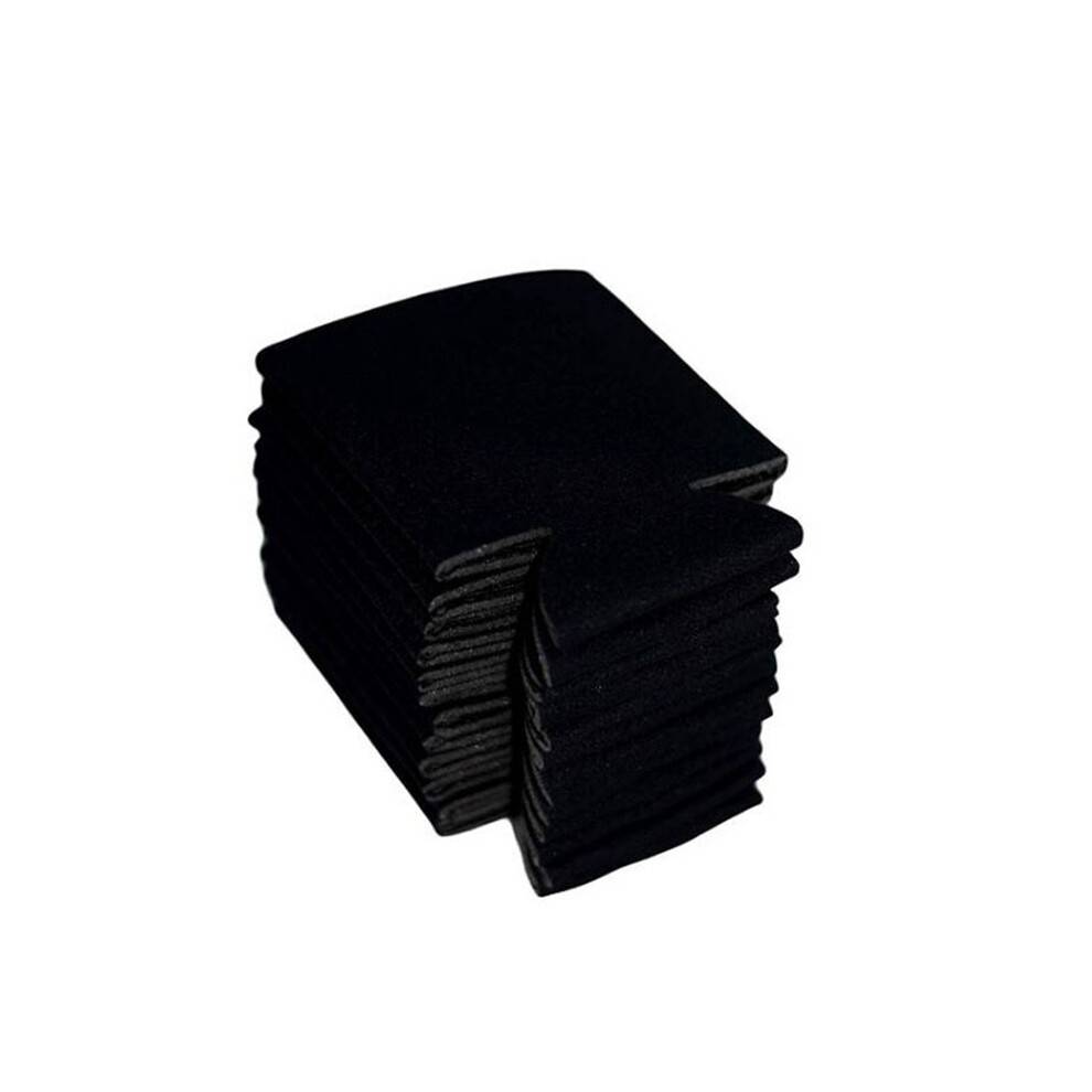 10PCS Neoprene Beer Can Cooler Drink Cup Bottle Sleeve Insulator Wrap Cover New Black