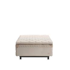 DUX - Dux Motion resårbotten/ Dux Motion resårmadrass / Top Pad Plus Bäddmadrass 120x200 cm/ 12 cm ben med hjul - Ställbara sängar - Beige