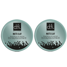 2-Pack D:fi Matte Clay Hårvax 75g, 150g