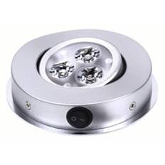 LED taklampe, 3x1W, 80lm 3SMD, Ø105mm, H24mm