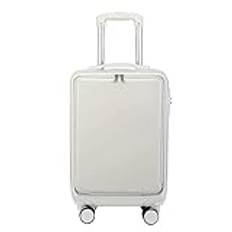 20 Inch Suitcases Carry On Luggage Side Front Open Cover Suitcase Hard Edge Suitcases With Wheels Boarding Luggage easy to move