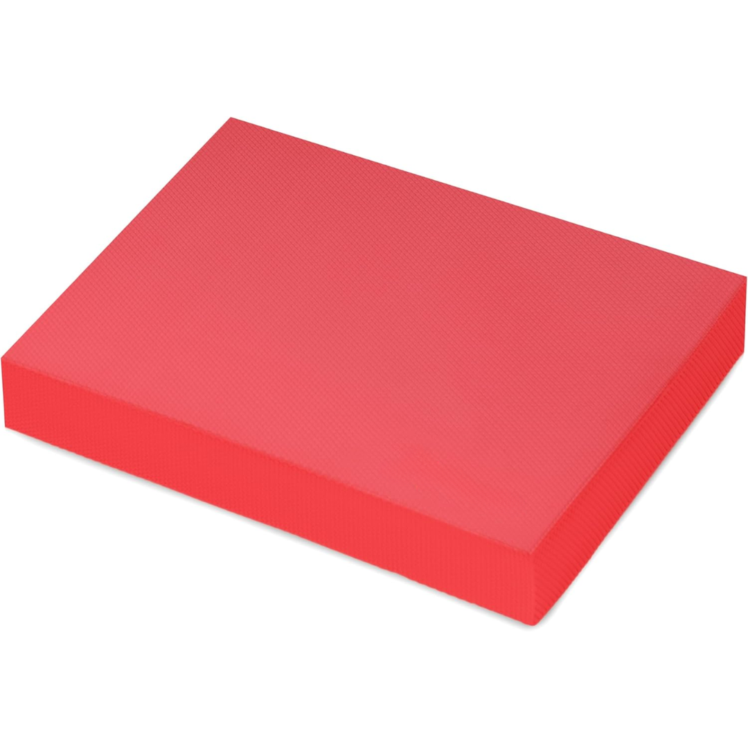 BalancePro – Vadderad Antislipp Madd för Stabil Användning - L - 40 x 32 cm / Röd