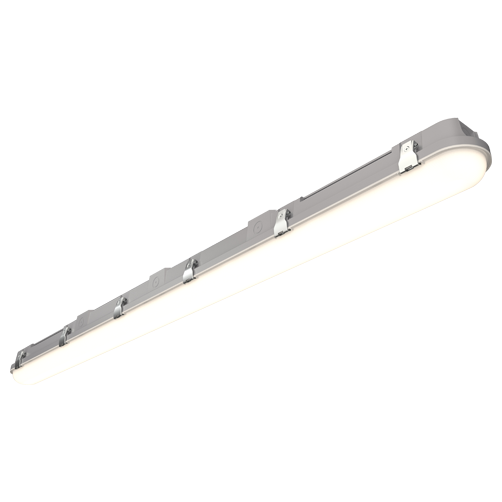 4lite Valde lysarmatur med nødlys, 46-70W, 180 cm