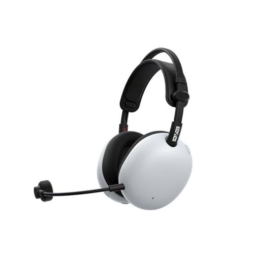 Sony INZONE H9 II kabelloses Gaming-Headset mit Noise Cancelling – mit Fnatic entwickelt, 360 Spatial Sound, Mikrofon mit KI-Rauschunterdrückung, 30h Akku, BT/LE/2,4 GHz/Kabel, PC – Weiß