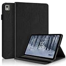 Tablet PC Väskor Fodral Fodral Kompatibel med Nokia T21 10,4 tum 2022 PU-läderfodral Flip Wallet Skyddsfodral Tree Of Life Tablettfodral Kortplats Tablet PC-fodral(Siyah)