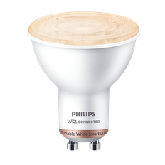 Philips smart led spotpære gu10 50w white justerbar plast dæmpbar