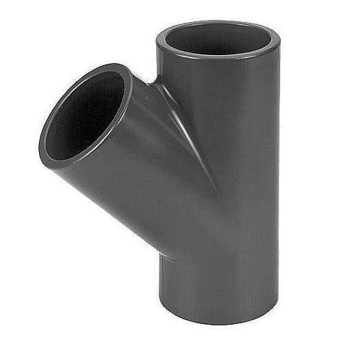 PVC grenrør 45° - Lim/Lim 63mm