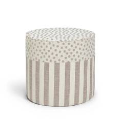 Colette Sittpuff Randig/Prickig Brun