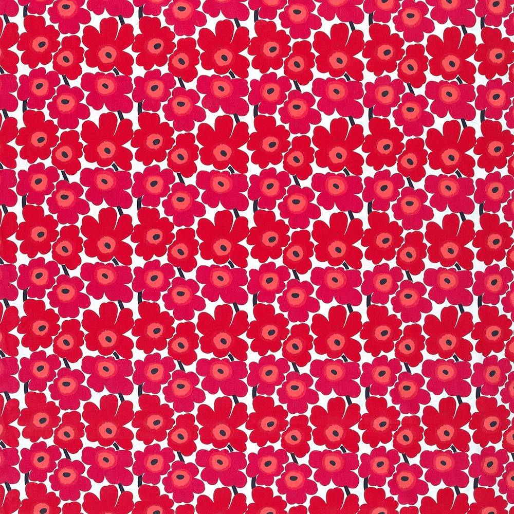 Marimekko Mini Unikko Röd Tyg