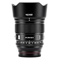 VILTROX 27 mm F1.2 E-lins, 27 mm f/1.2 APS-C Prime lins för Sony E-Mount, F1.2 stor bländarlins för Sony a6600 a6700 a7iii a7c