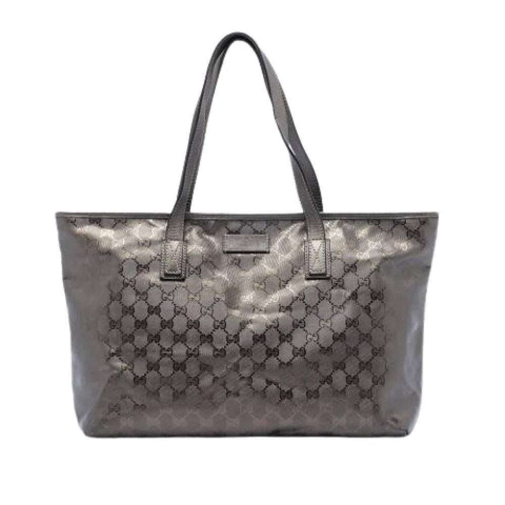 Gucci Vintage Pre-owned Tote Bag - Vintage - Dame - Brun - ONE SIZE - Læder