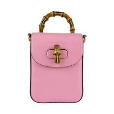 Gucci Vintage, Pre-owned, Dam, ONE Size, Bambu, Förägt Bambu 1947 Mini Väska Clutch