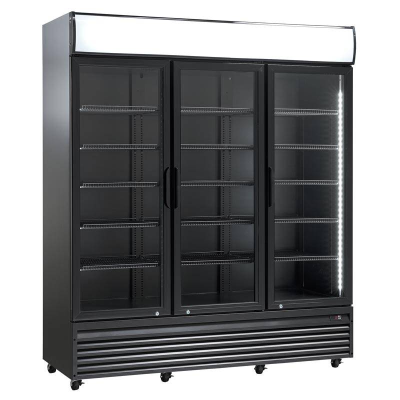 Kylskåp med glasdörr SD 1502 BHE, Scancool