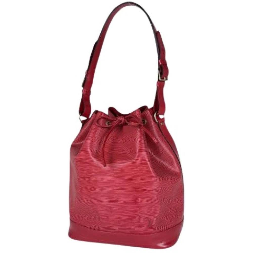 Louis Vuitton Vintage Pre-owned Vintage Bucket Bag - Vintage - Dame - Rød - ONE SIZE - Uld