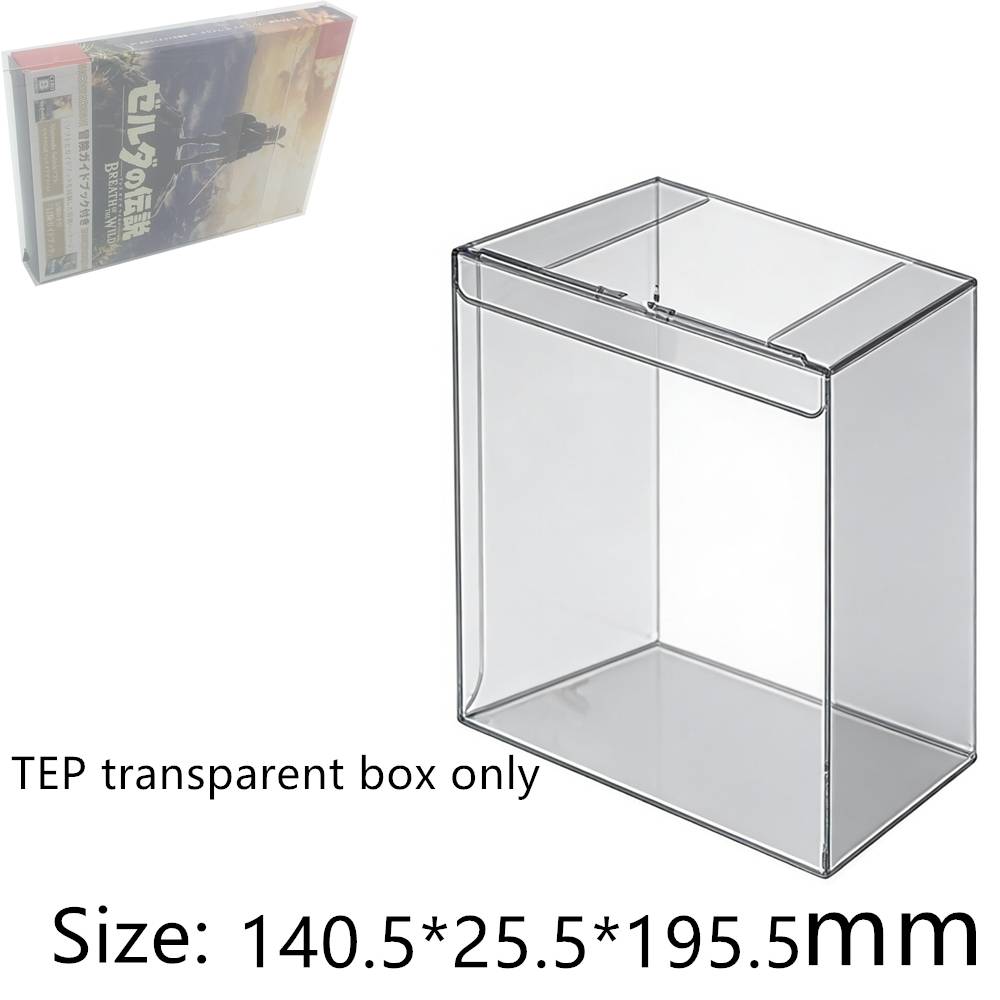 Transparent Box Protector For Zelda BotW Explorer's Edition/NS Collect Boxes TEP Storage Game Shell Clear Display Case