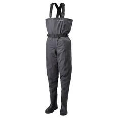 SHIMANO DS4 Waders Chest High Cut Pin Felt Sole Charcoal XL FF-043X träkol