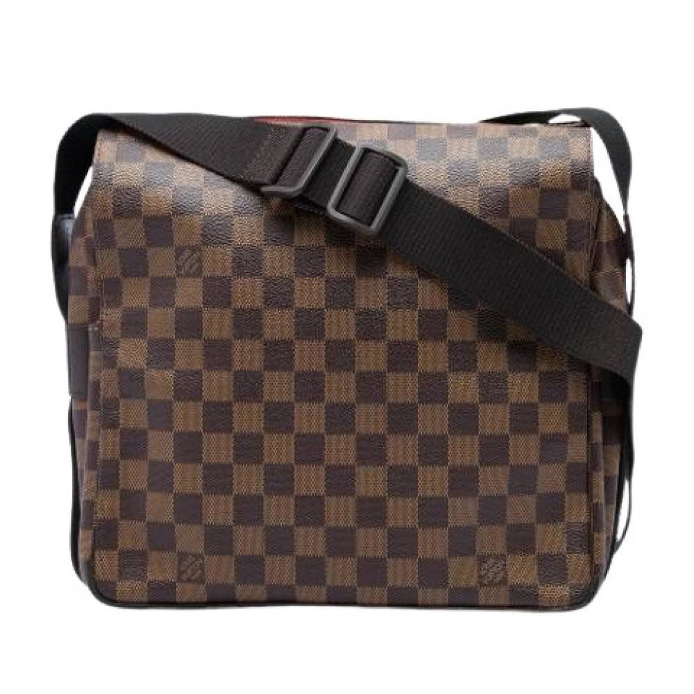 Louis Vuitton Vintage Pre-owned Naviglio Skuldertaske - Vintage - Dame - Brun - ONE SIZE - Uld