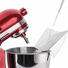 Welikekitchen rostfritt stål påfyllningshjälp blandningsskål för KitchenAid köksmaskiner – tratt påfyllningstratt tillbehör för Artisan, Classic, Ultra, Heavy Duty