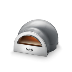 DeliVita Dual Fired Oven - Pizzaugn (Ved/Gasol) Hale Grey