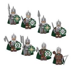 8 stk./sæt ForLord of the Rings Rohan Knight Byggeklodser Soldater Figurer Game of Thrones