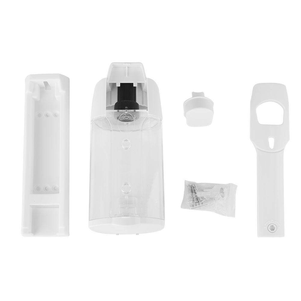 350 ml Badrum Hotell Väggmonterad Plast Tvål Flytande Schampo Lotion Manuell Dispenser