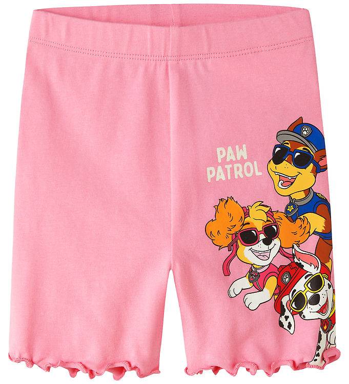 Name It Cykelshorts - NmfMiri - Paw Patrol - Pink Drink m. Glimm - Name It - 6 år (116) - Shorts