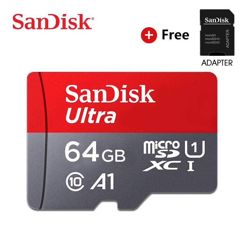 Sandisk minneskort 64gb flash-kort 32gb klass 10 microsd tf-kort micro sd-kort 16gb tarjeta micro sd 128gb minneskort