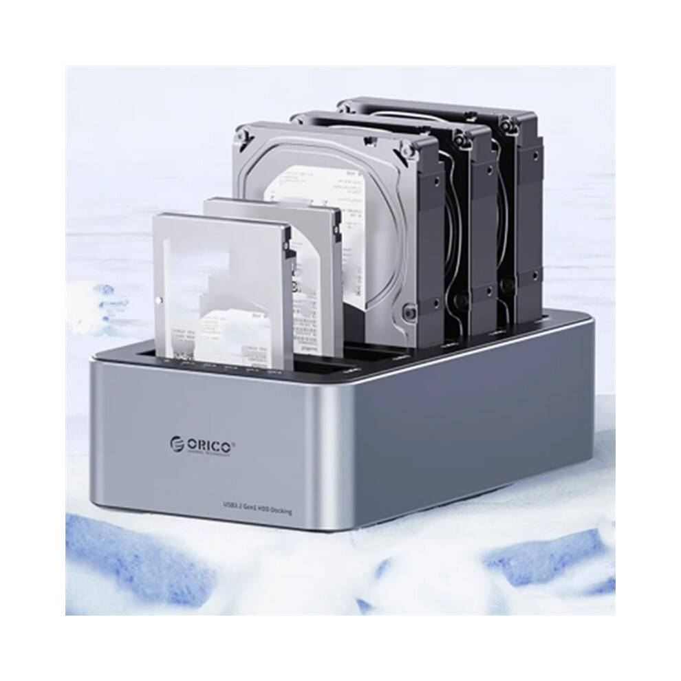 ORICO Hard Drive Docking Station 2.5/3.5 Inch SSD/HDD Dock HDD Enclosure USB C 3.2 Gen 1 Duplicator Offline Clone EU Plug