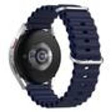OEM Soft Silicone Smartwatch watch strap for Polar Ignite/Ignite2/Galaxy Watch 5, etc - Blue