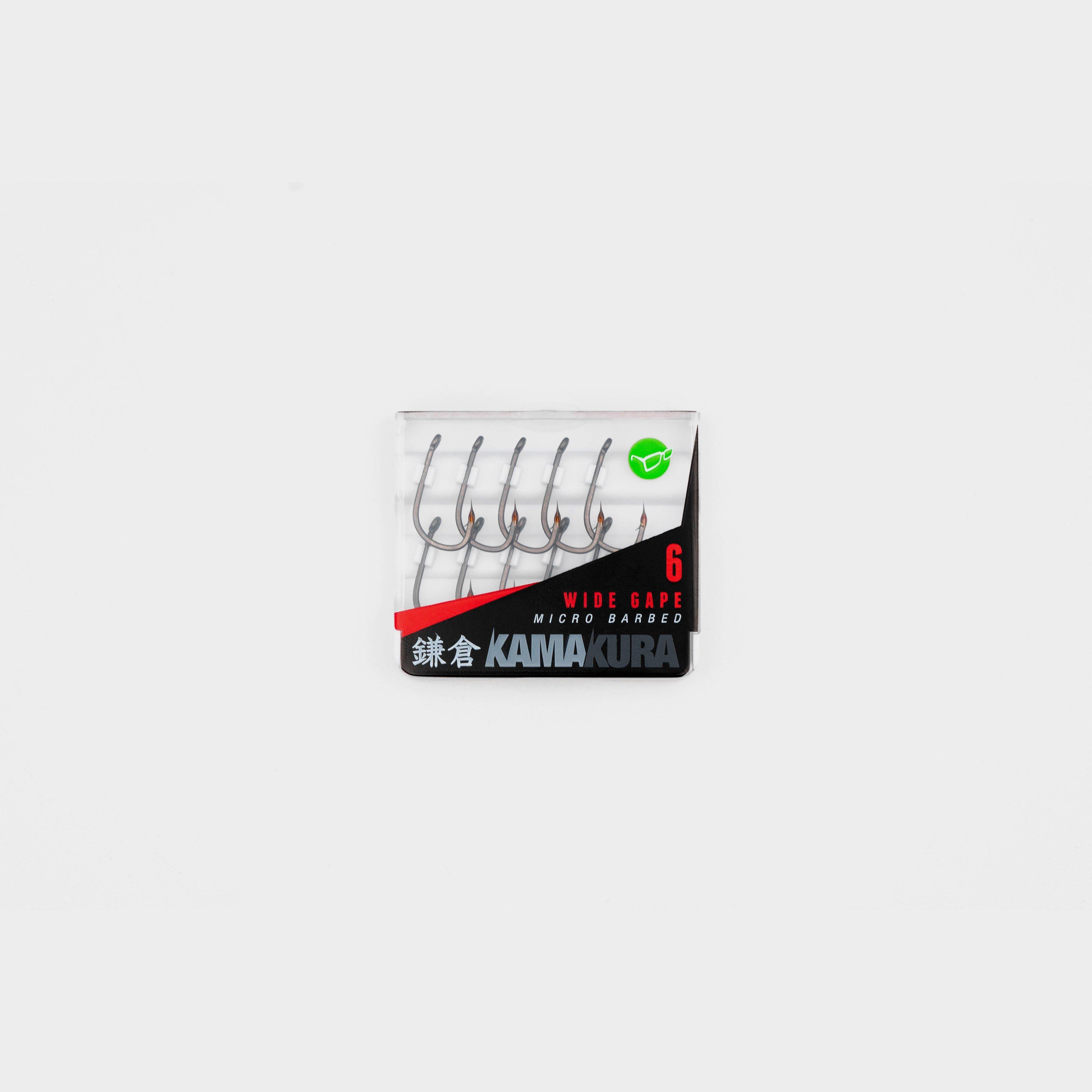 Korda Kamakura Wide Gape Micro Barbed Size 6, Silver