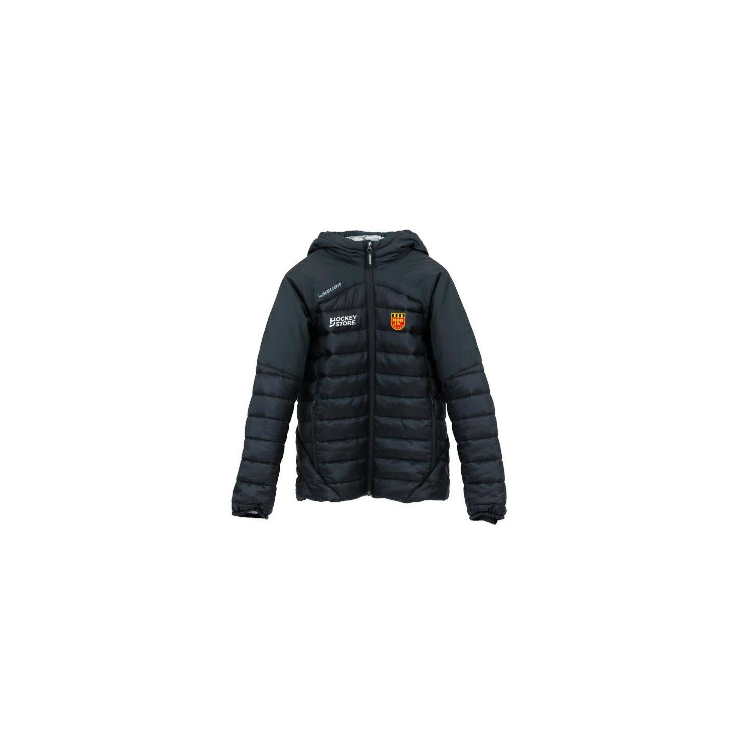 Bauer Jacka Team Puffer NIK Jr - Svart (S)