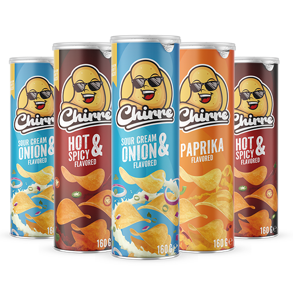 Chirre® Chips Mixat 5-pack