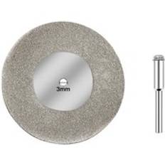 50/60mm diamantkapskivor &amp; borrkrona minicirkelsåg för roterande verktyg dremel stone blad länkstav blad tillbehör