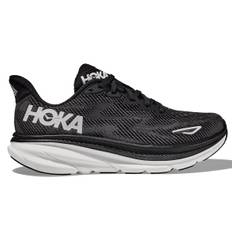 Hoka Clifton 9 Mens | Black / White - Black / Wide / 13.5