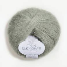 Sandnes - Silk Mohair Fv. 8521 Støvet Lys Grøn