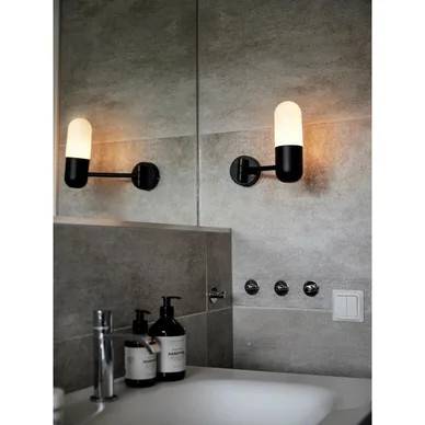 PR Home Zeta Væglampe IP44 MattSort 23cm 3501423