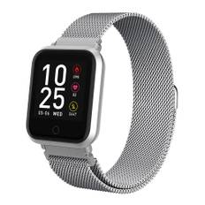 Swiss Go Smartwatch Davos Stål -Mesh Sølv Rem - 36X41Mm Urkasse