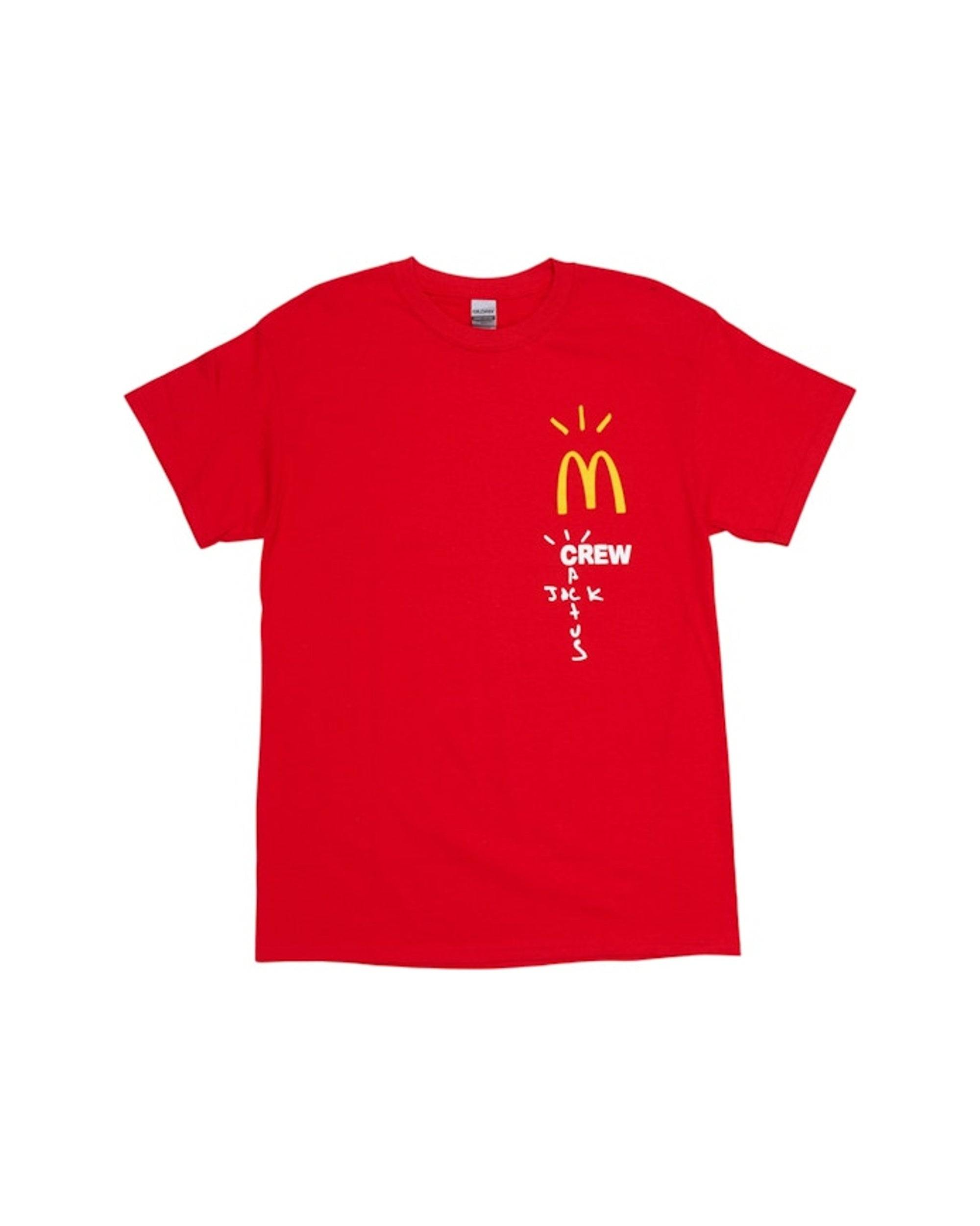 Travis Scott x McDonald's Crew T-Shirt Red - S
