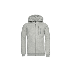Jr Bowman Zip Hood - GREY MEL (130)