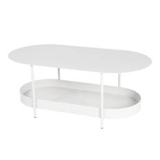 Fermob - Salsa Low Table Cotton White 01 - Småbord och sidobord utomhus - Goula & Figuera - Vit - Metall