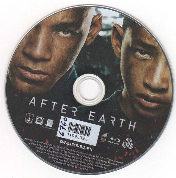 After Earth 2013 Blu-ray (Disc Only)