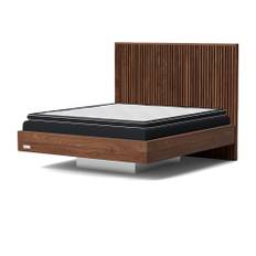 Carpe Diem Beds Hällsö Valnöt Sängram Med Gavel 180x200 Svart - Luxury Svart (180x200)