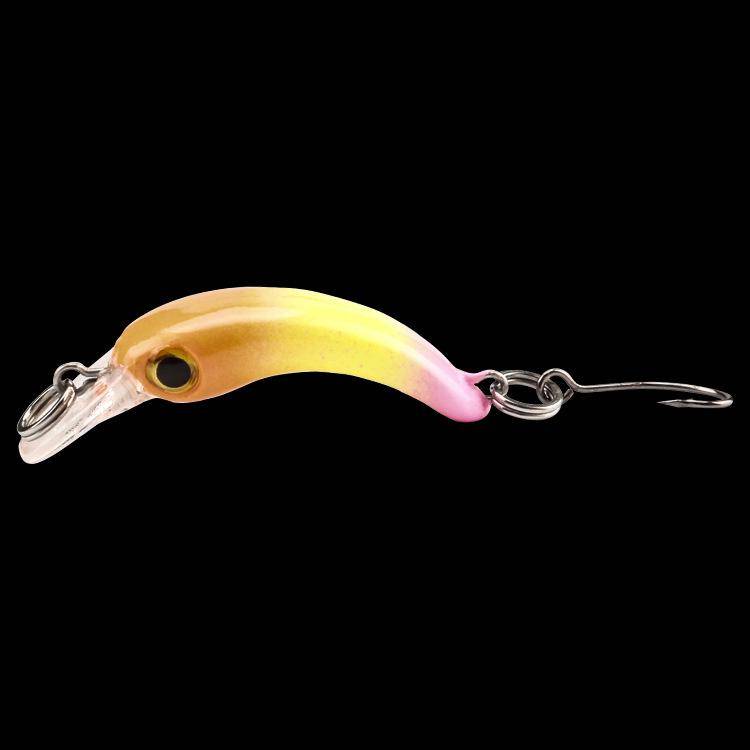 Mini Minnow Wobblers Triangelkrokar Fisk Popper Bass Utrustning 3.7cm/1.5g Fiskebeten Crankbait Hårt Plastbete