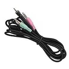 TOUISEDGI PC Ljudkabel, Spelhörlurskabel Ljudkabel Passar Till Sennheiser G4ME ONE/GAME PC 373D/GSP350 GSP500